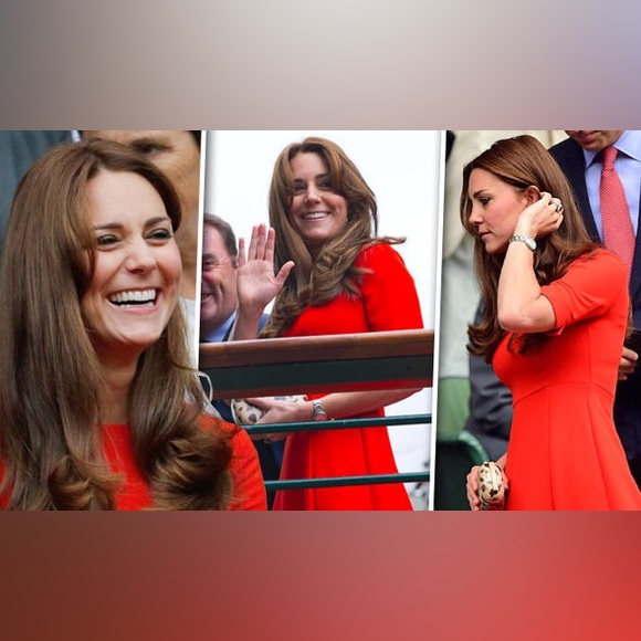 L.K. Bennett Red Cayla Dress - Picture 3 of 16